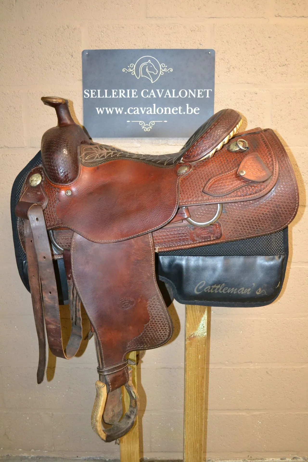 [DV1828] Selle western Billy Cook 16