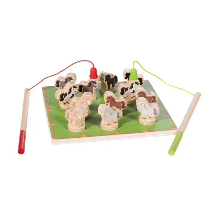 Jeu de pâturage pour chevaux