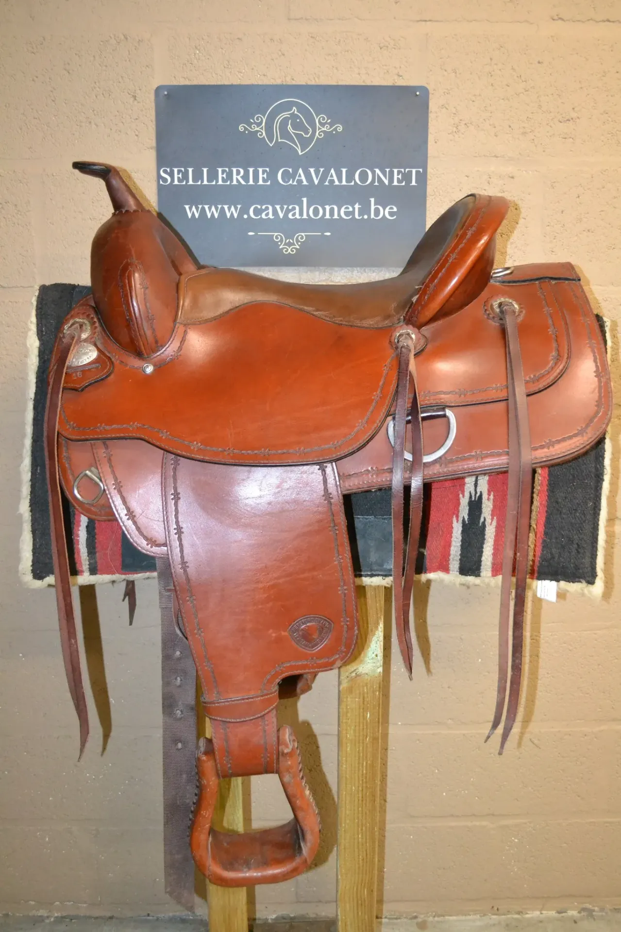 Selle western Hereford / Tex Tan 16
